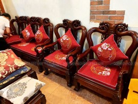 Bí quyết phối màu da cho đệm ghế gỗ giúp nâng tầm không gian sống