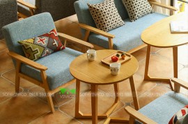 Ghế gỗ đơn giản dành cho các quán cafe SPB-11
