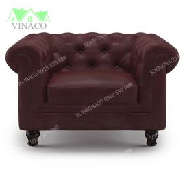 Ghế sofa da tân cổ điển nhiều kích thước SPT-1