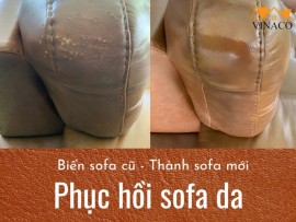 Những bộ sofa cũ có thể phục hồi đẹp như mới hay không?