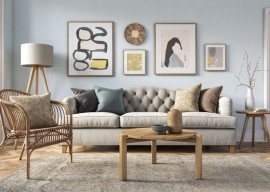 Ghế sofa vintage đem dấu ấn xưa cho không gian căn phòng