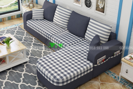 Vải linen bọc sofa | Không gian phòng khách thêm ấn tượng